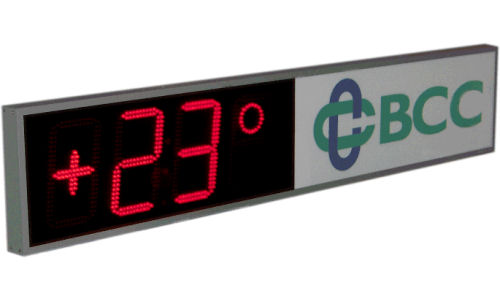 Orologio - Datario - Termometro con logo personalizzato